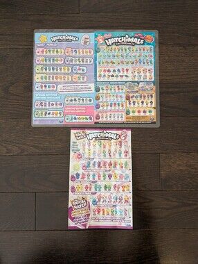 Hatchimals CollEGGtibles collector sheets (2 Sheets). Listing #1